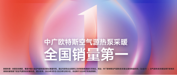 山西某酒店采用中廣歐特斯空氣源熱泵供暖，為顧客帶去如春般冬日溫暖